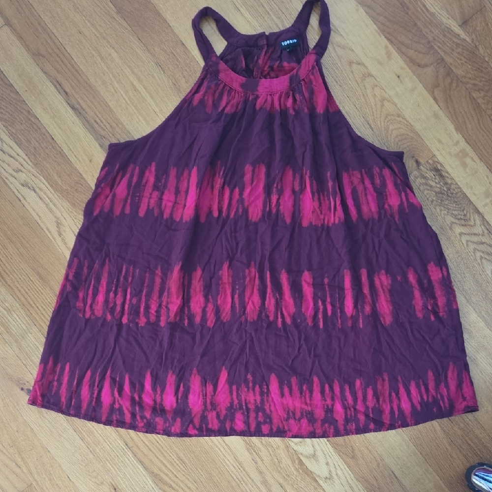 Torrid Tie-Dye Tank Top - Purple and Pink